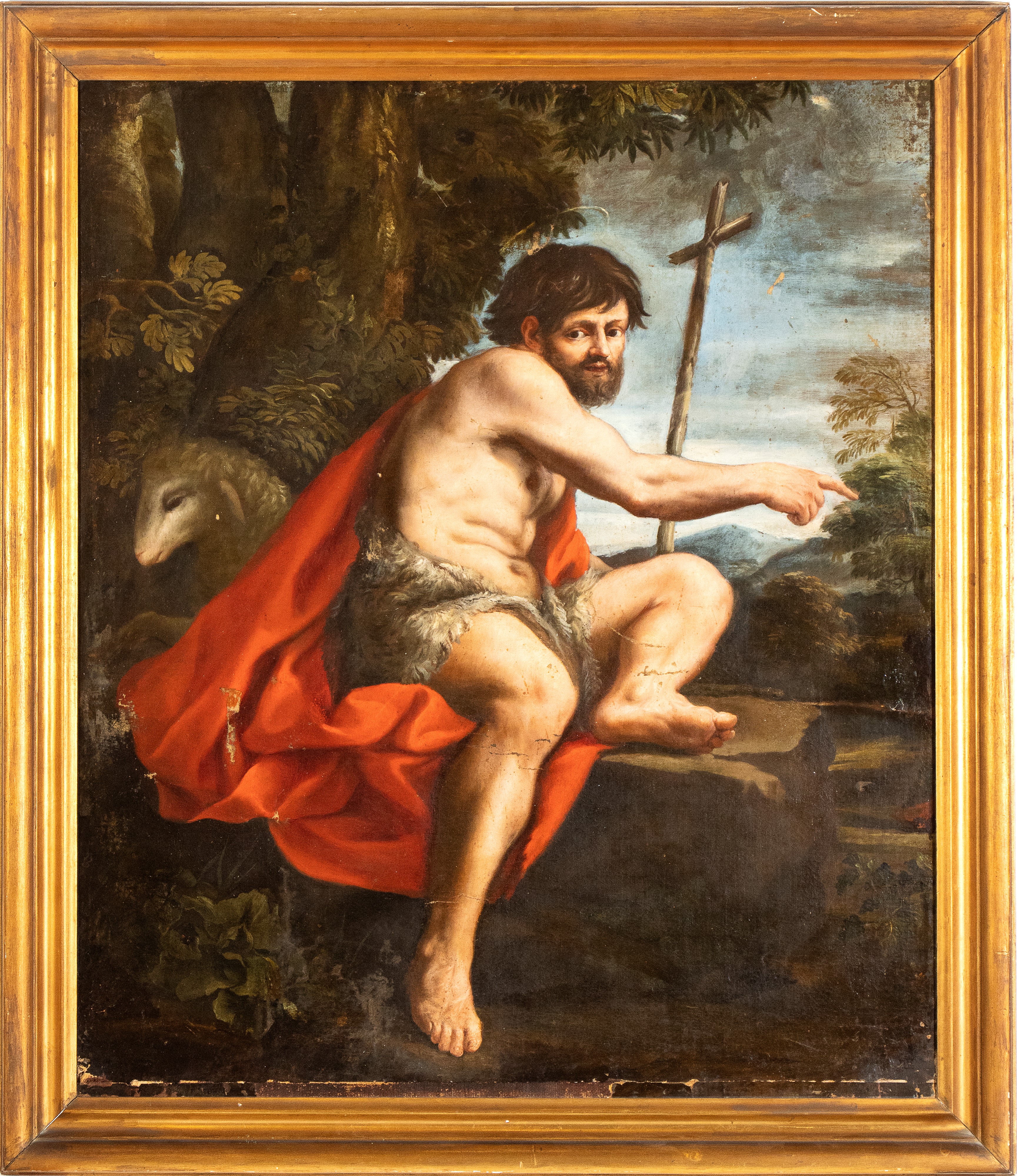 Artista Bolognese, XVII Secolo - San Giovanni Battista
