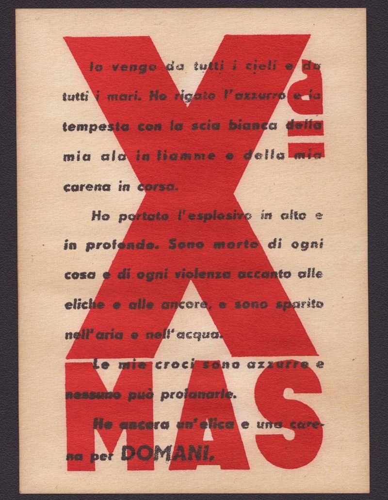 Volantino Propagandistico per la X° Mas.