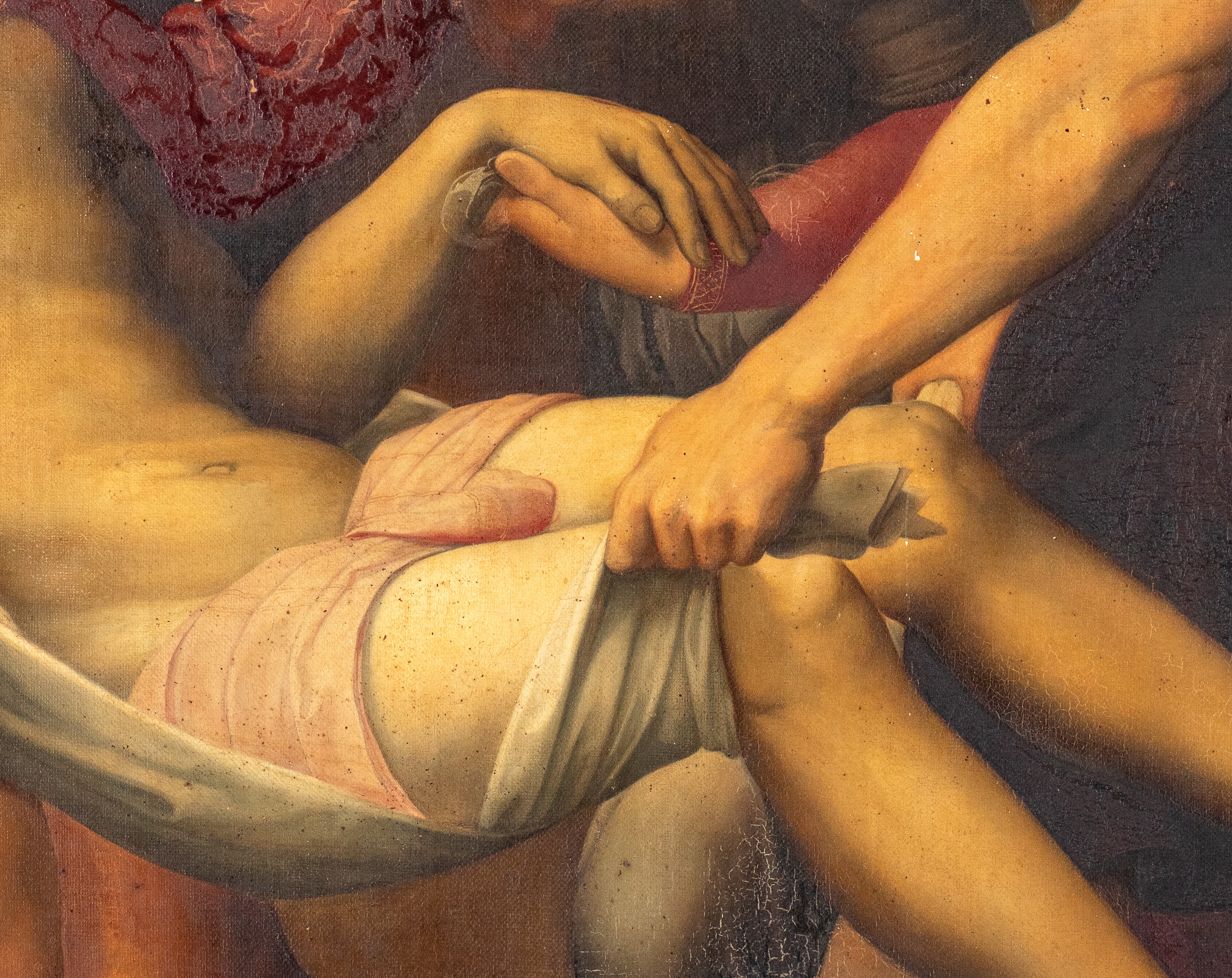Raffaello Sanzio - Deposizione, olio su tela