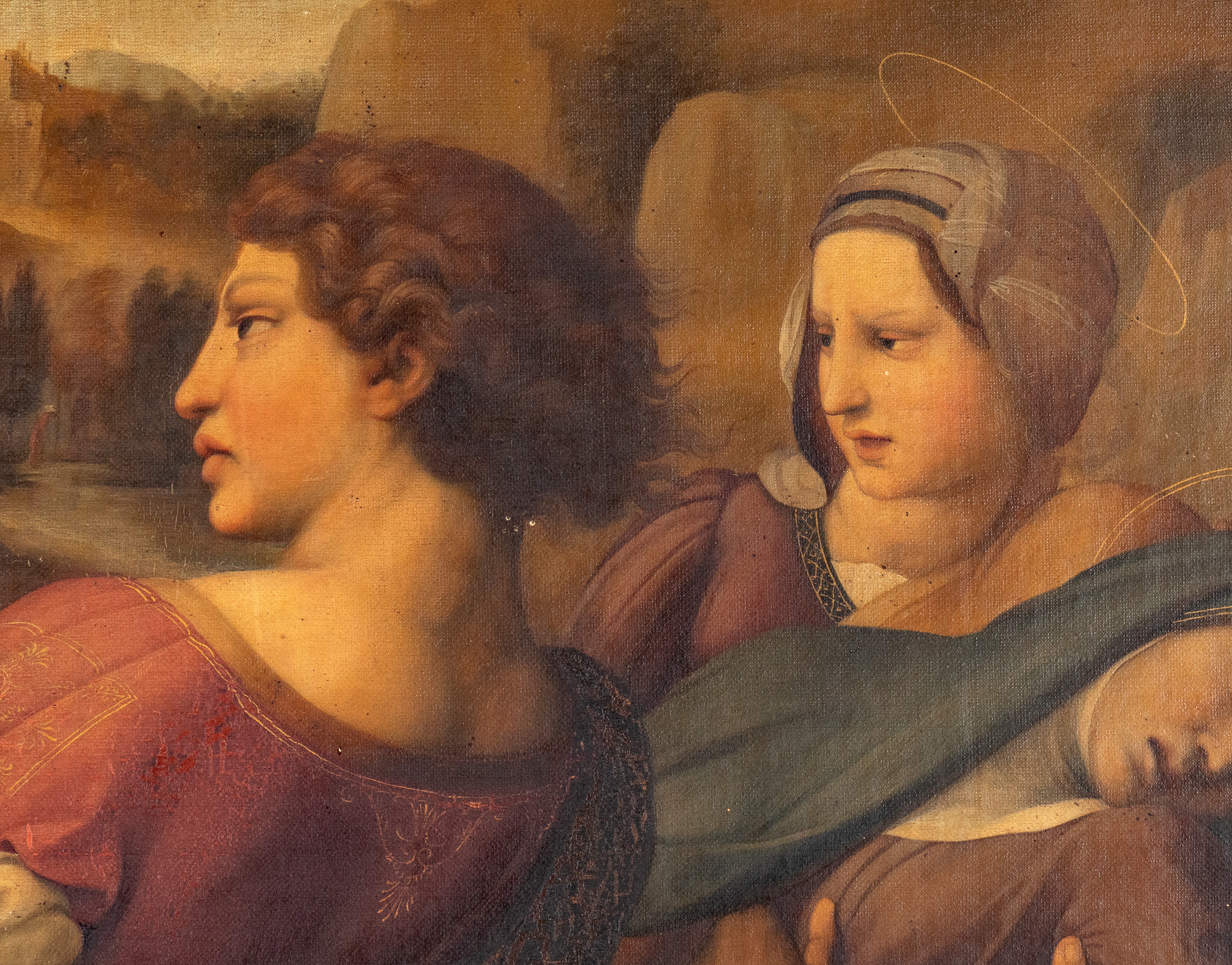 Raffaello Sanzio - Deposizione, olio su tela