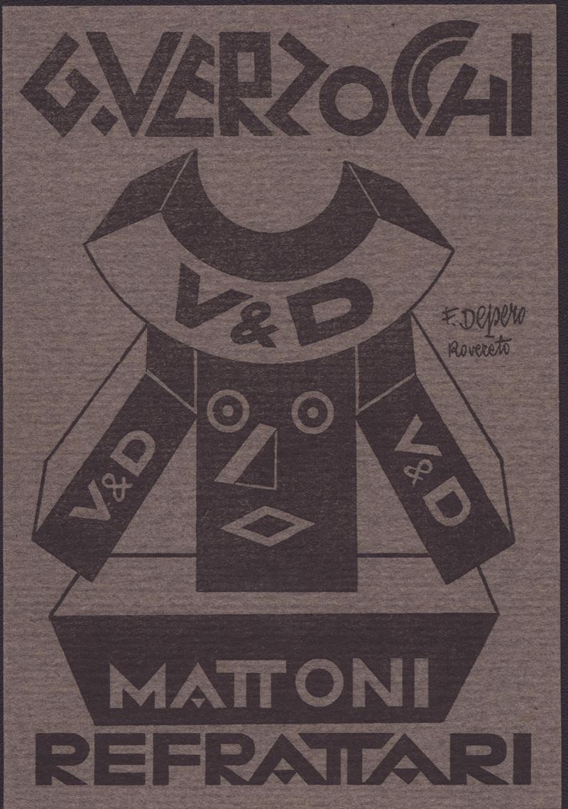 Fortunato Depero - G. Verzochi – Mattoni Refrattari