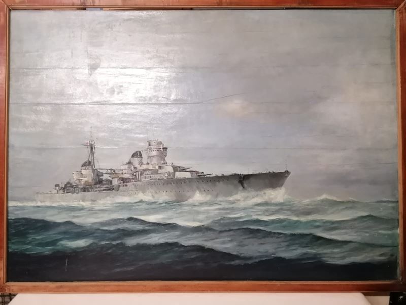 Dipinto Olio su Tavola, Rn Eugenio di Savoia