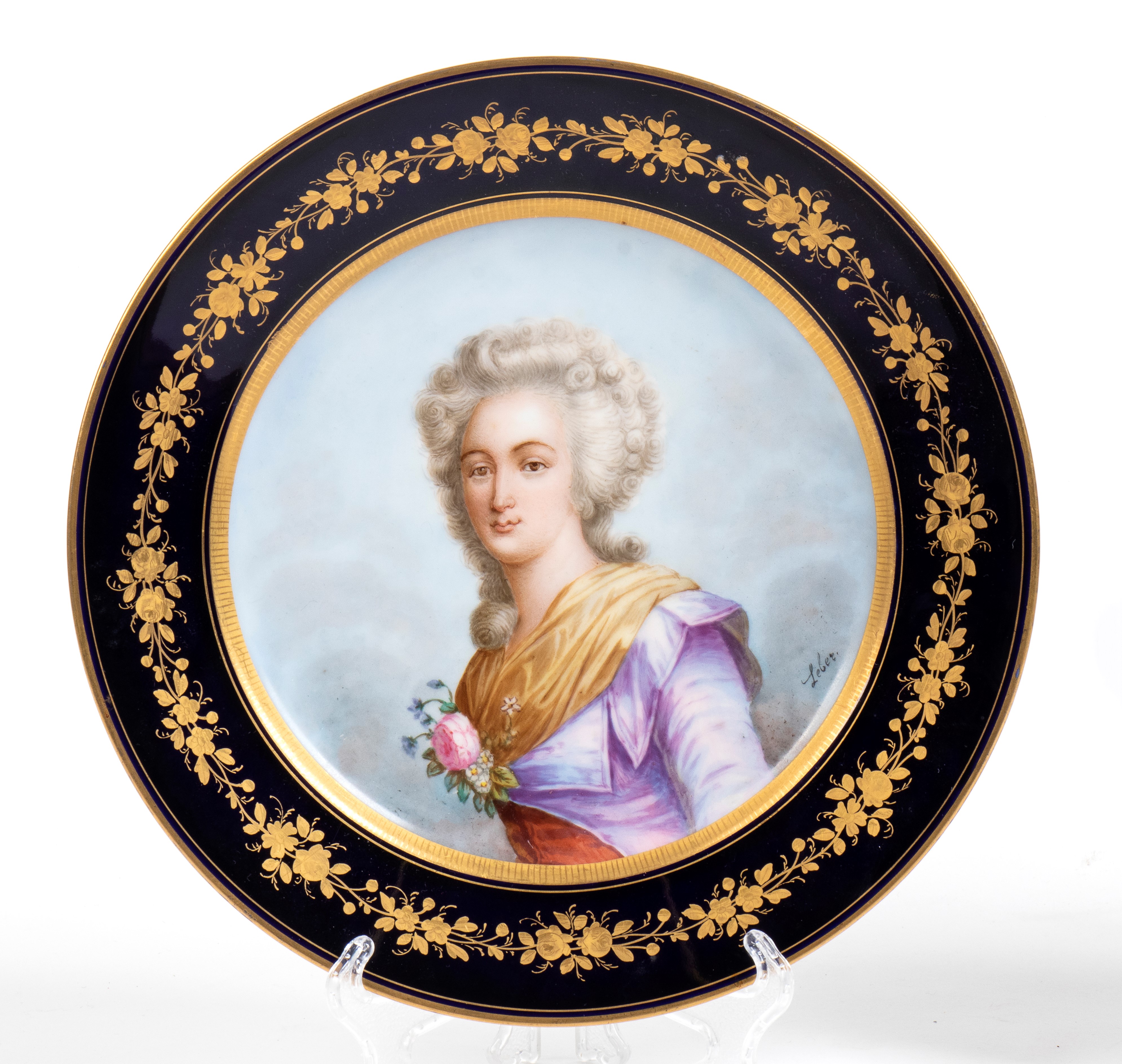 Due Piatti Francesi in Porcellana di Sevres