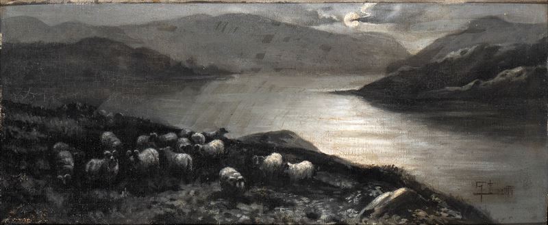 Quadro Paesaggio Notturno