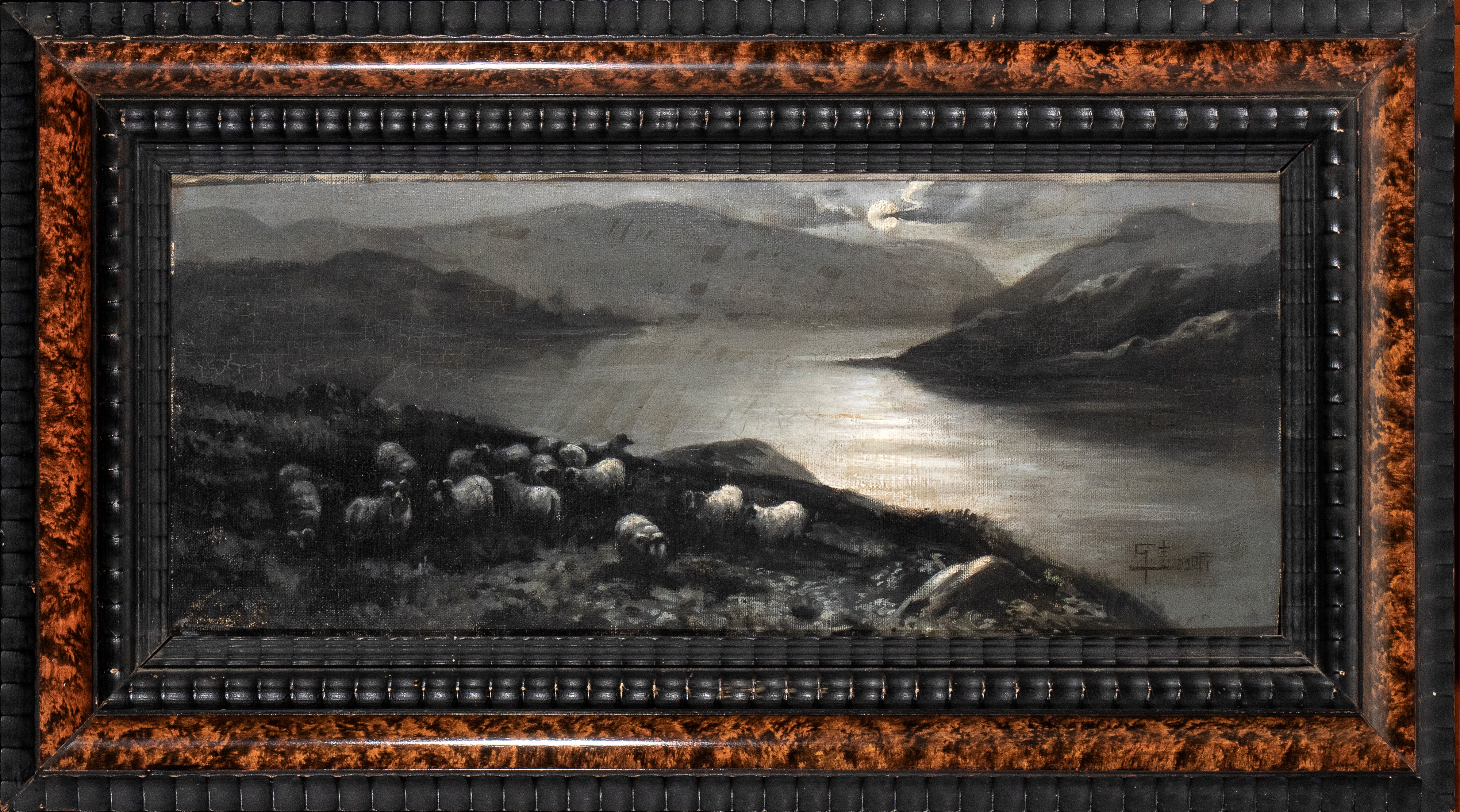Quadro Paesaggio Notturno