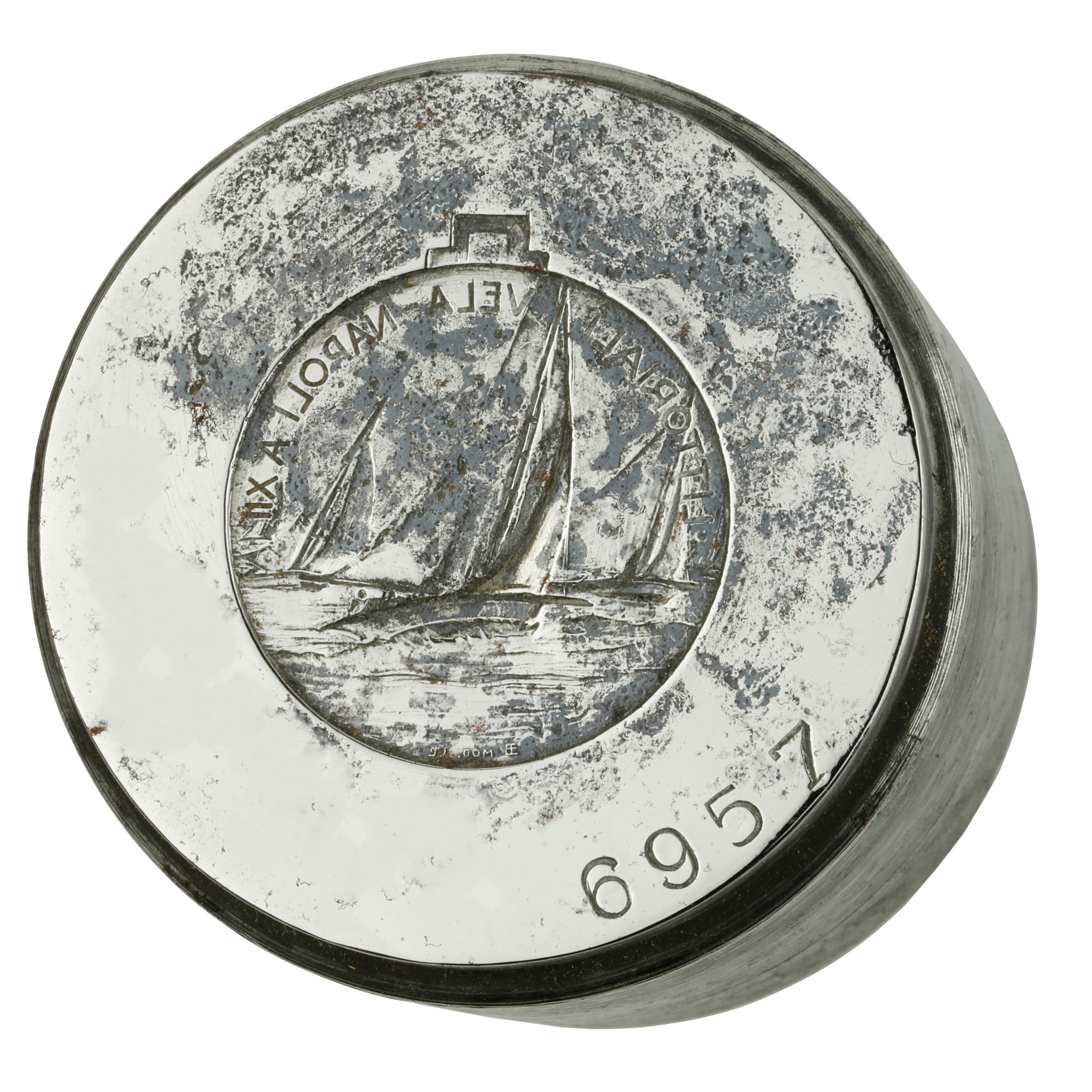 N Littoriali Vela Napoli A XII. 51 x 41 mm