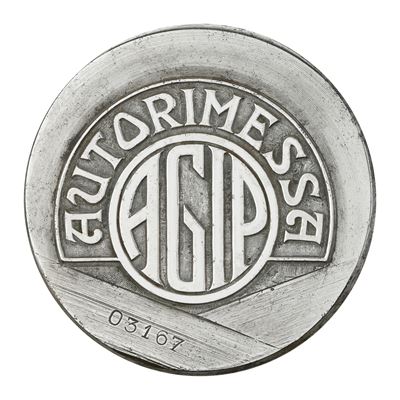P Autorimessa Agip 76 X 43 MM