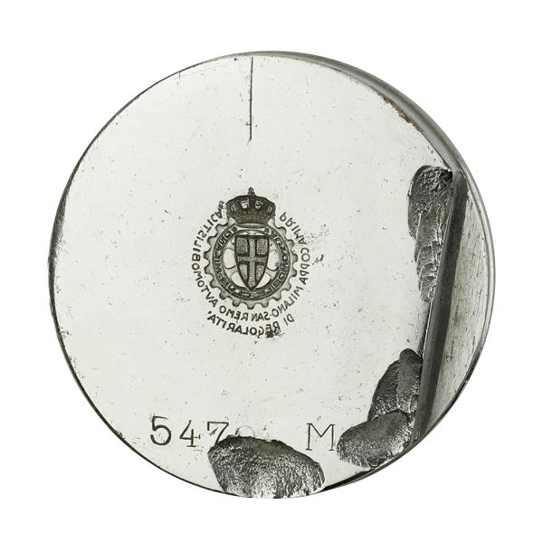 N Automobile Club Milano Prima Coppa Milano San Remo Automobilistica Di Regolarita 48 x 41 mm