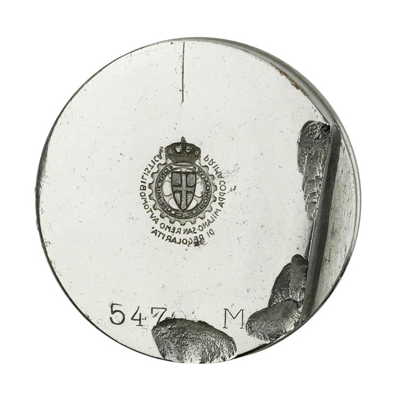 N Automobile Club Milano Prima Coppa Milano San Remo Automobilistica di Regolarita 48 X 41 MM