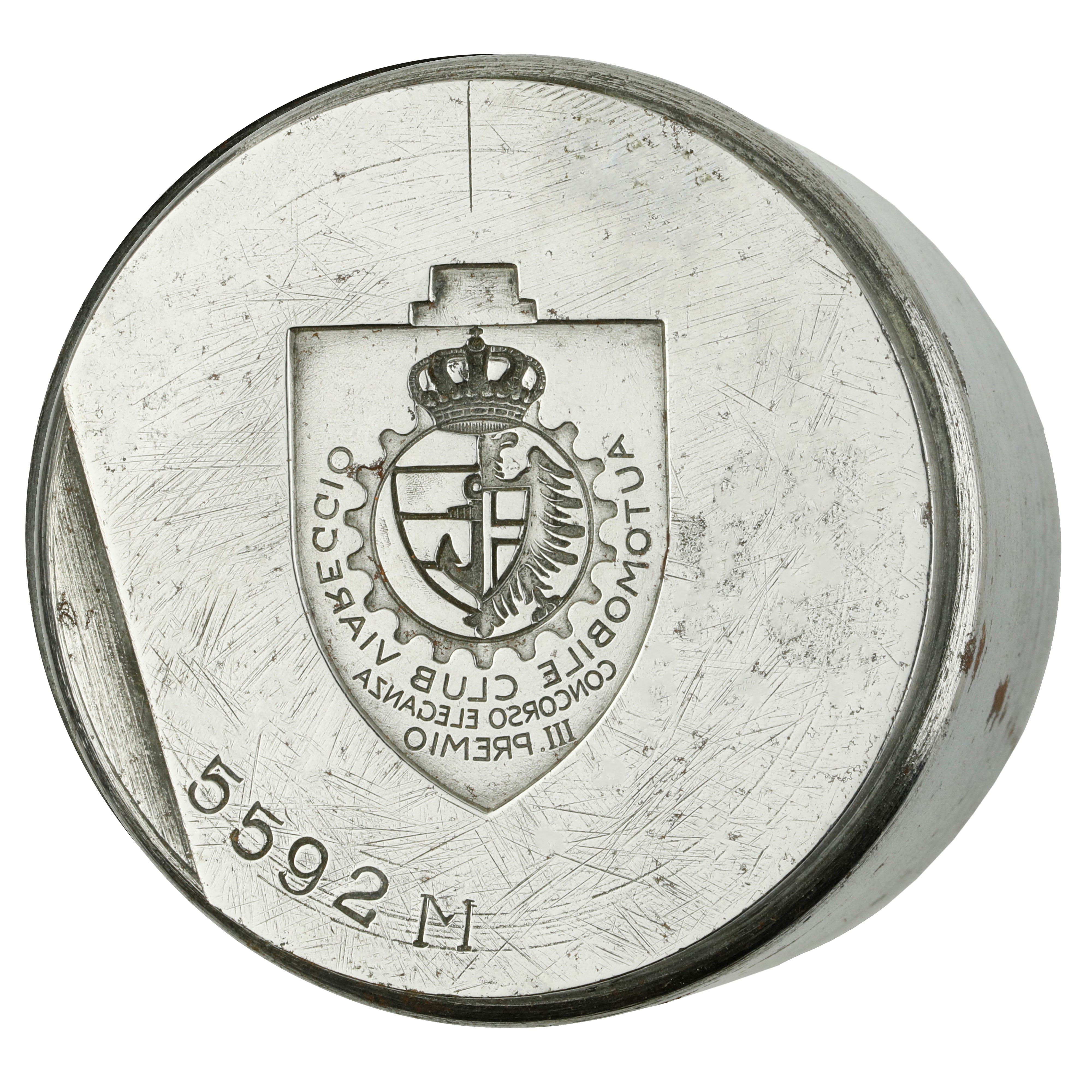 N Automobile Club Viareggio Concorso Eleganza III Premio 56 X 45 MM