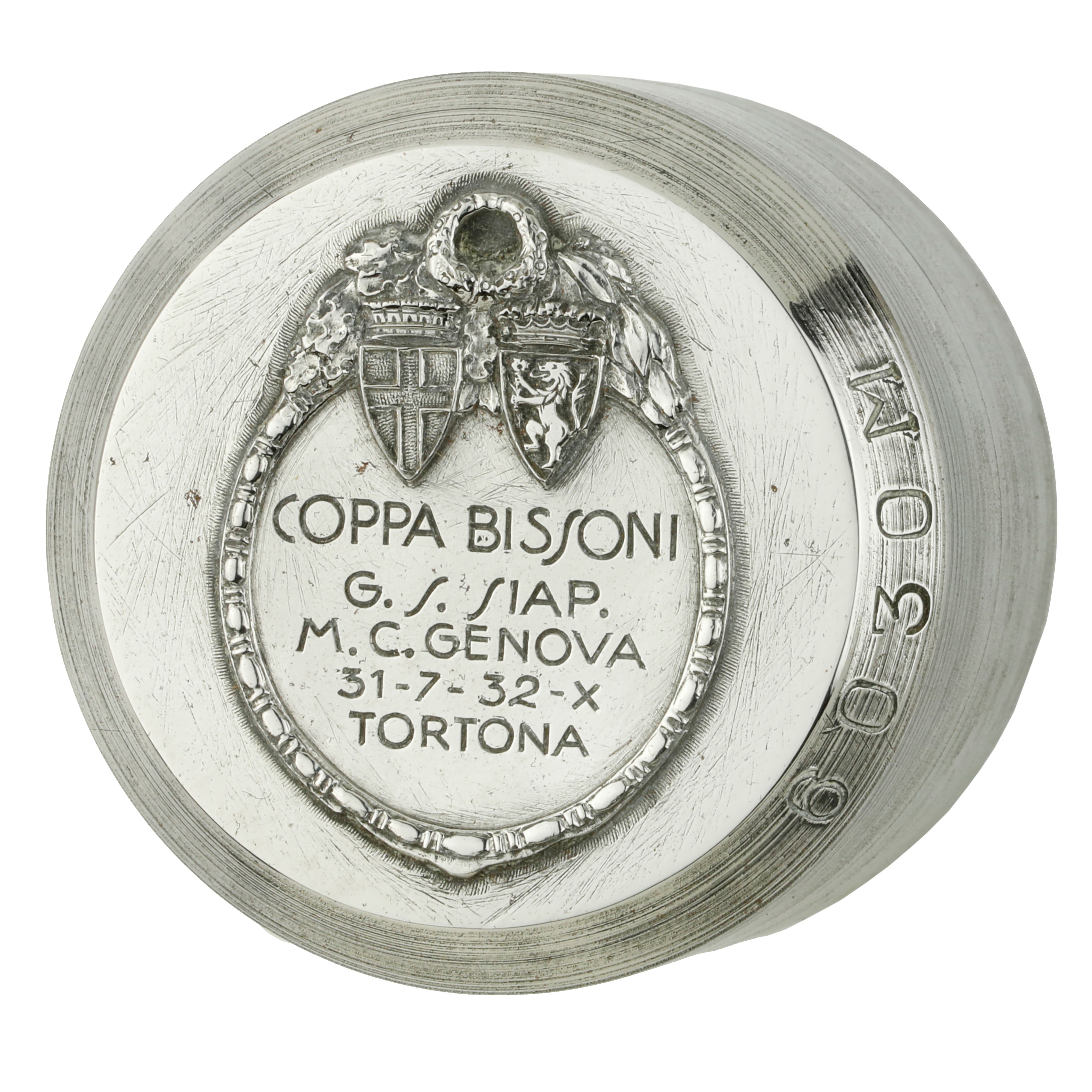 P Coppa Bissoni G.s. Siap M.C. Genova 31-7-32-X Tortona 45 X 35 MM
