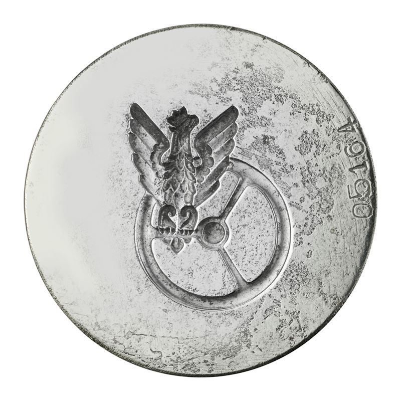 N Aquila Coronata su Volante 58 X 41 MM