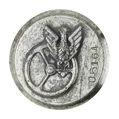 P Aquila Coronata su Volante. 49 X 44 MM