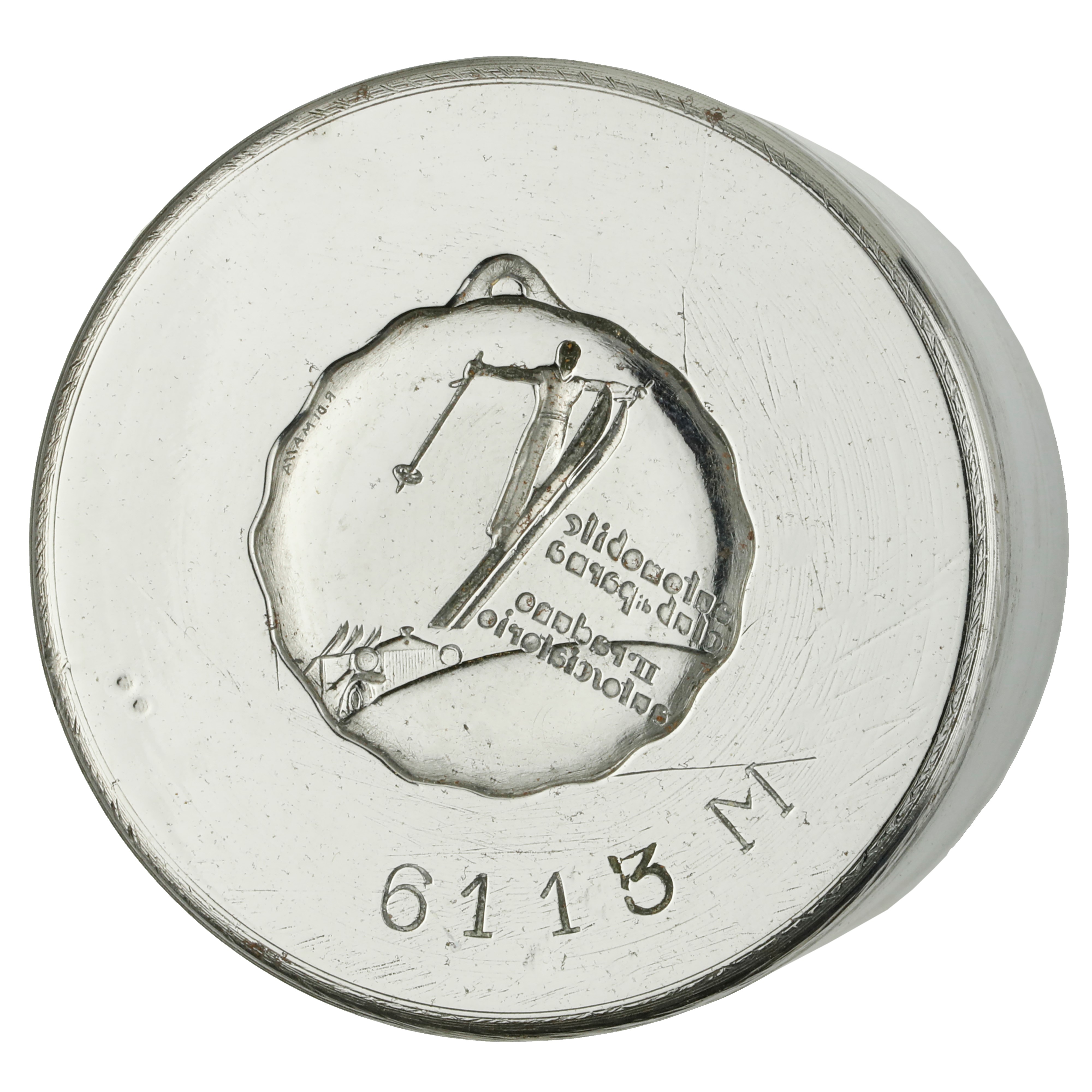 N Automobile Club Parma Il Raduno Autosciatorio 48 x 38 mm