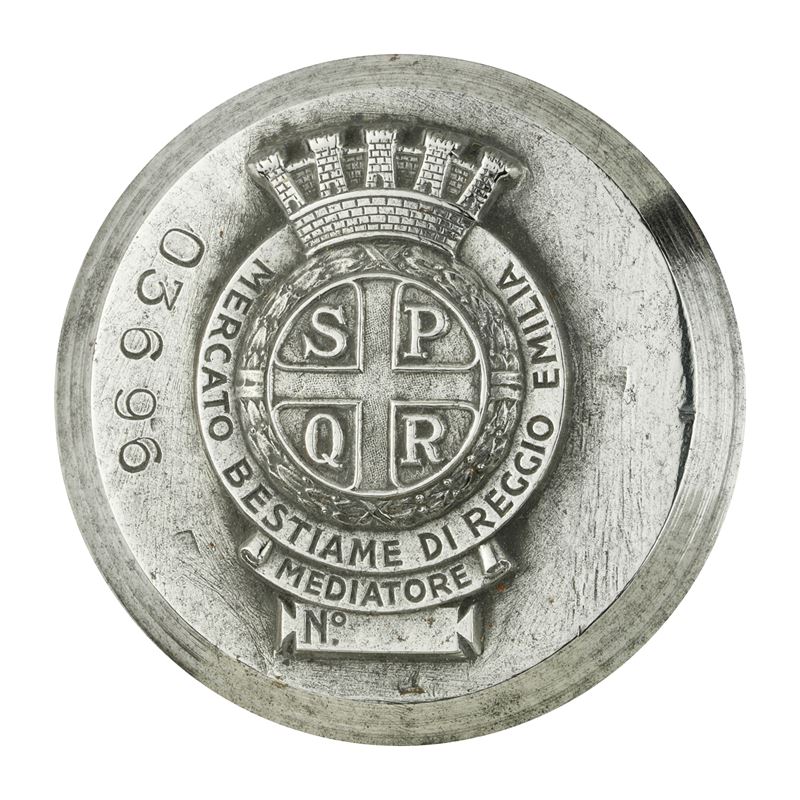 P Sp Q R Mercato Bestiame di Reggio Emilia Mediatoren 52 X 42 MM
