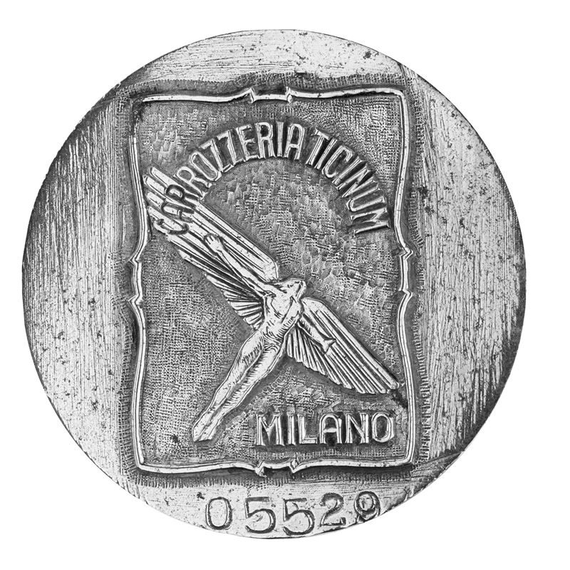 P Carrozzeria Ticinum Milano. 52 X 47 MM