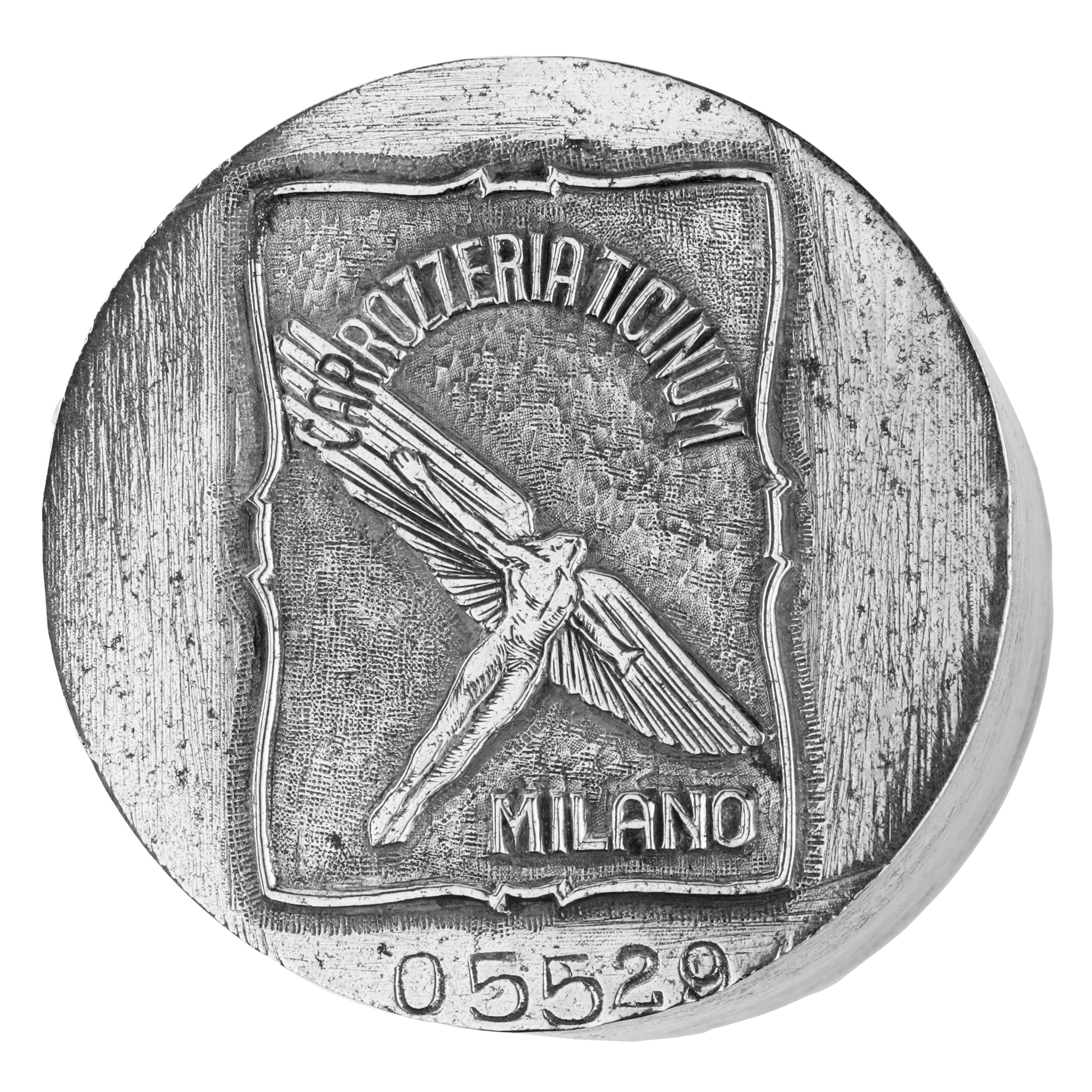 P Carrozzeria Ticinum Milano. 52 X 47 MM