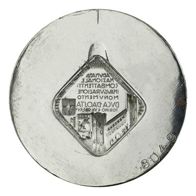N Adunata Nazionale Combattenti Inaugurazione Monumento Duca D'aosta Torino 4 VII 1937 XV MM
