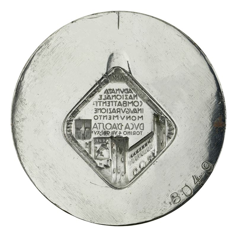 N Adunata Nazionale Combattenti Inaugurazione Monumento Duca D'aosta Torino 4 VII 1937 XV MM