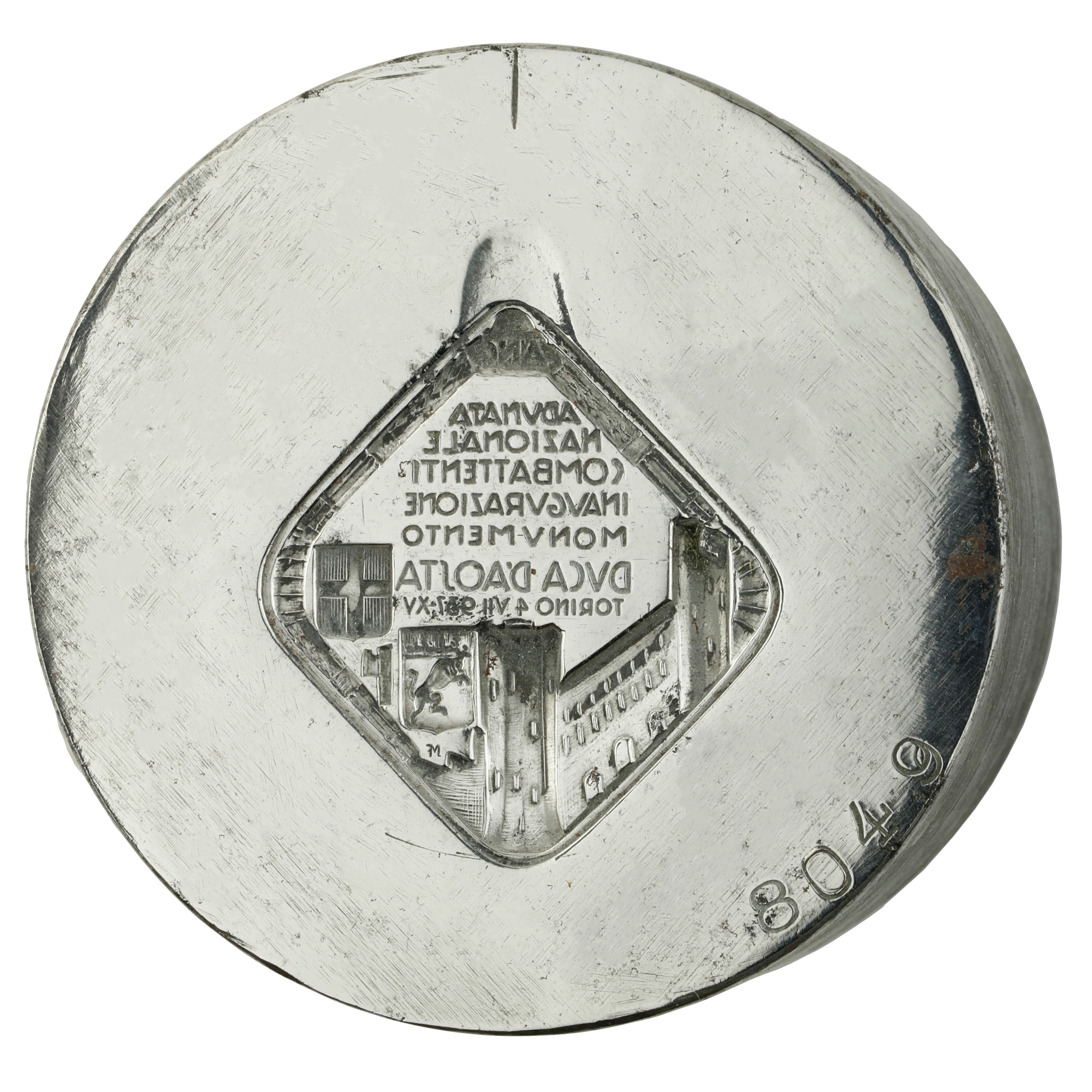 N Adunata Nazionale Combattenti Inaugurazione Monumento Duca D'aosta Torino 4 VII 1937 XV MM