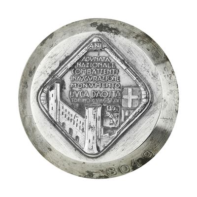 P Adunata Nazionale Combattenti Inaugurazione Monumento Duca D'aosta Torino 4 VII 1937 XV 48 X 37...