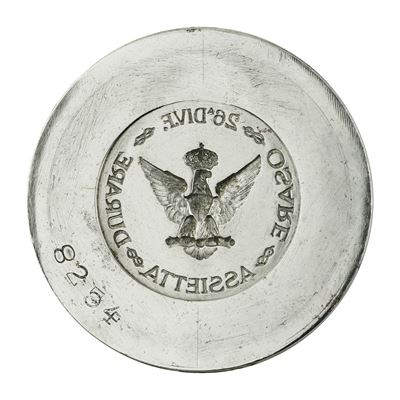 N 26° DIV. F. Assietta Osare-durare. 54 X 46 MM