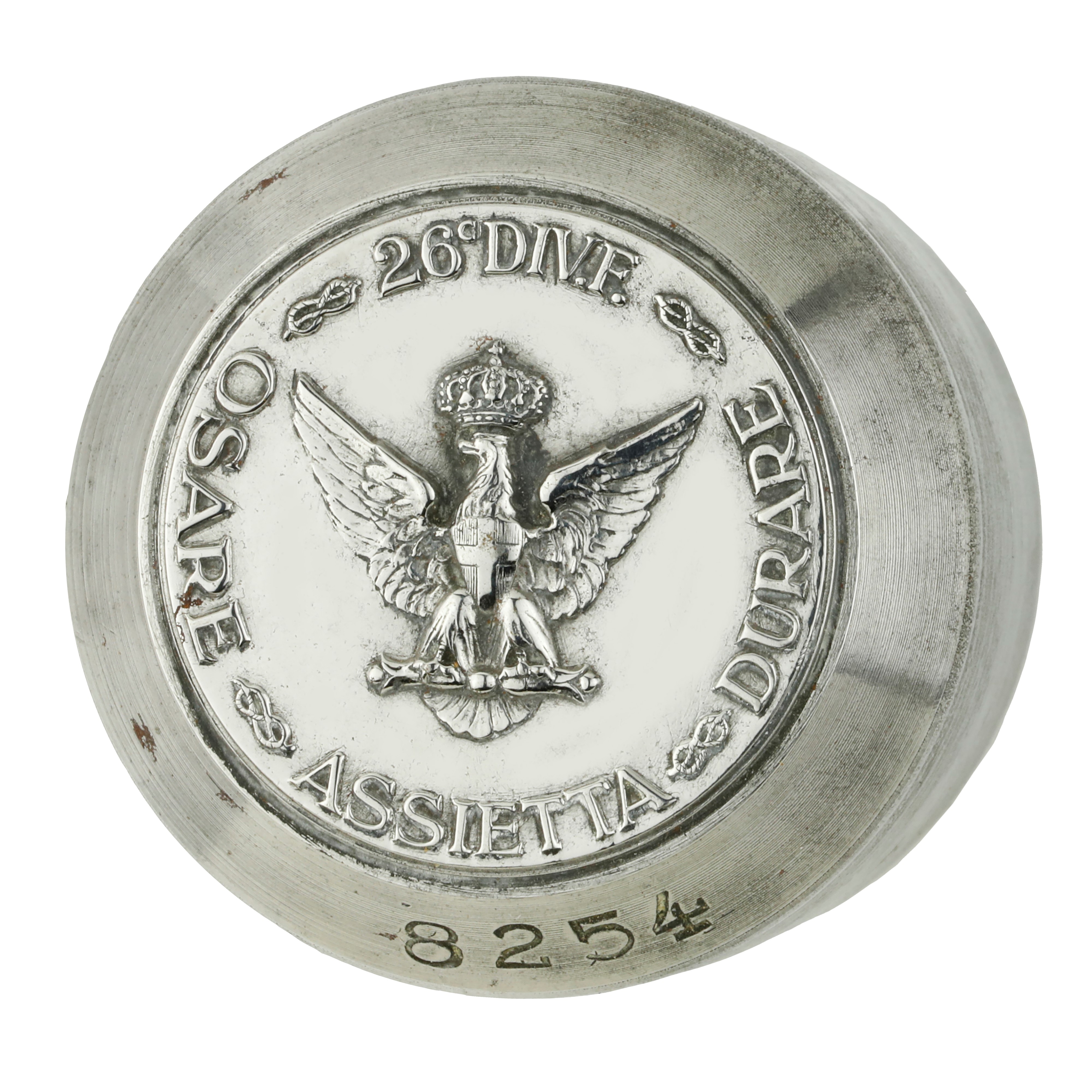 P 26° DIV F. Assietta Osare-durare 42 X 39 MM