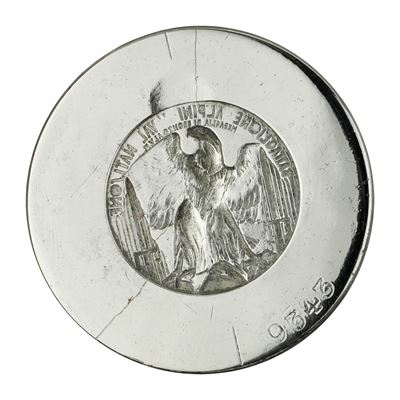 N Battaglione Alpini Val Natisone Medaglia di Bronzo al V M 57 X 44 MM