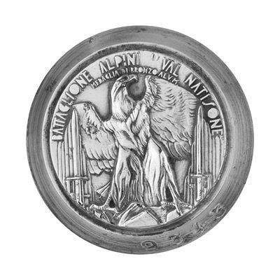 P Battaglione Alpini Val Natisone Medaglia di Bronzo al V M 41 X 40 MM