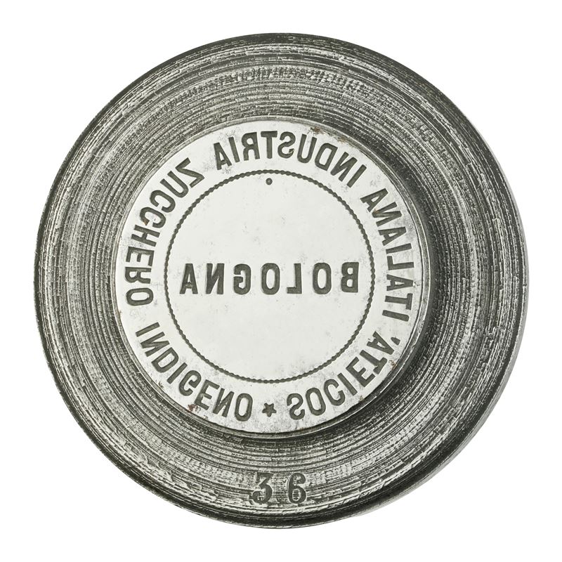 N Societa Italiana Industria Zucchero Indigeno Bologna 53 X 52 MM