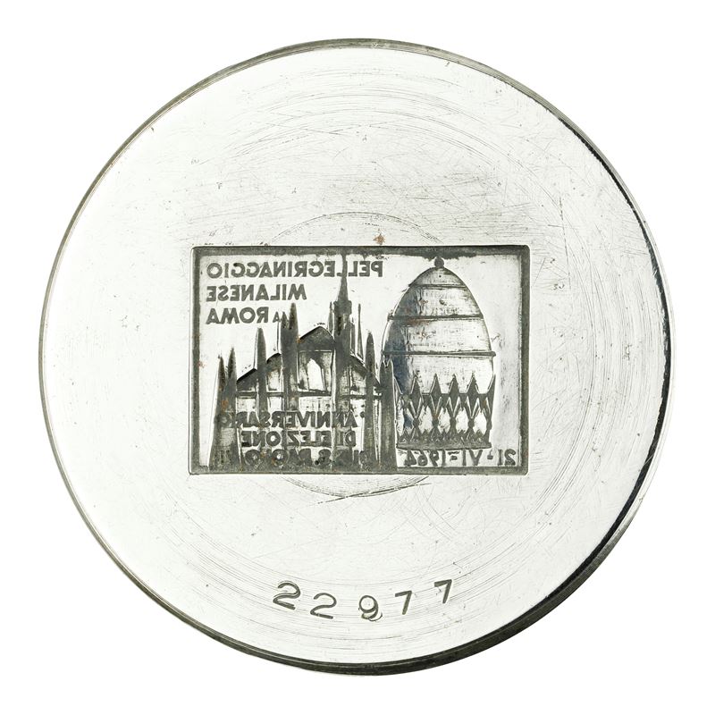 N Pellegrinaggio Milanese a Roma. 67 X 41 MM