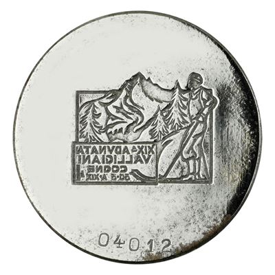 N Xixa Adunata Valligiani Cogne 30-3-a. XIX 62 X 48 MM
