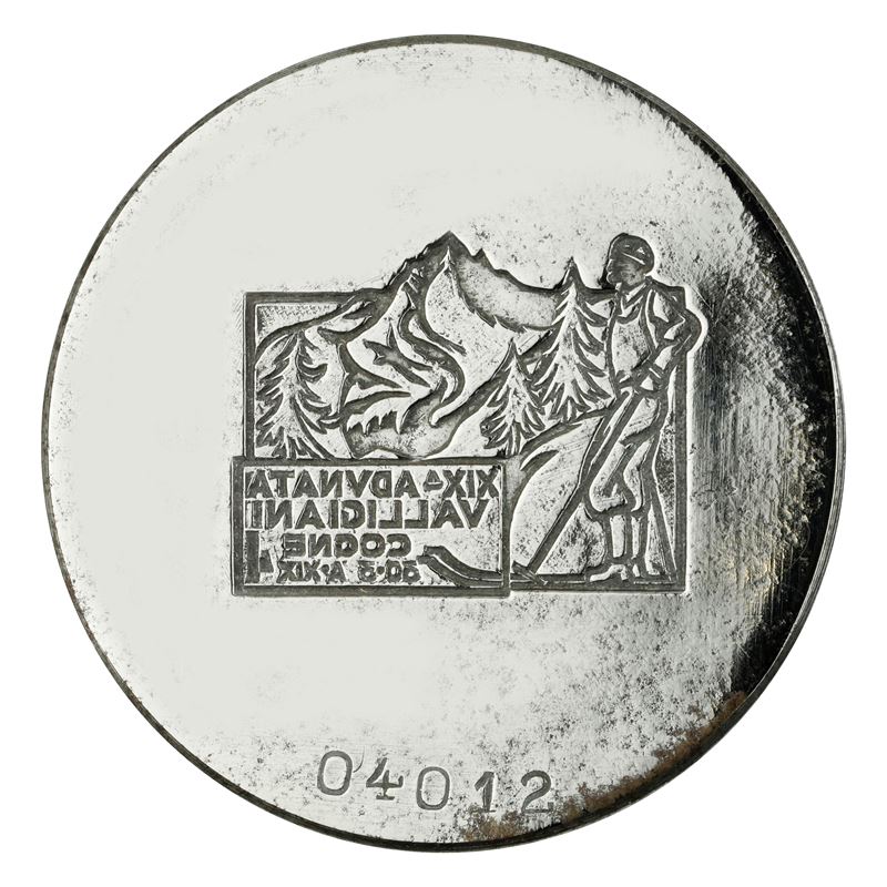 N Xixa Adunata Valligiani Cogne 30-3-a. XIX 62 X 48 MM
