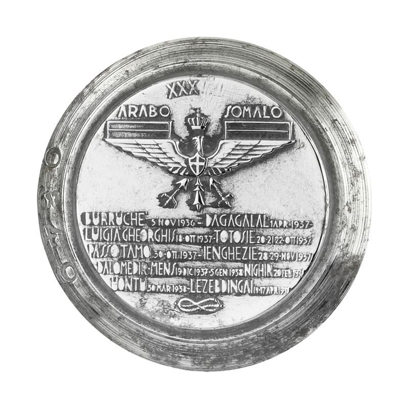 P XXX Arabo Somalo ( con Nomi e Date delle Battaglie) 41 X 40 MM