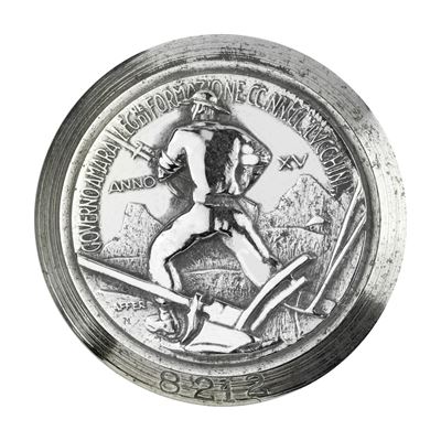 P Governo Amara Leg.ne di Formazione CC.nn. il "i Vecchini" Anno XV Affer 46 X 40 MM