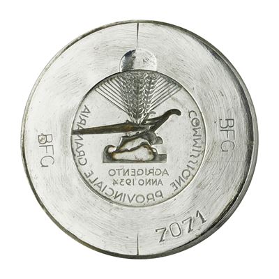 N Commissione Provinciale Agraria Agrigento Anno 1934 57 X 45 MM