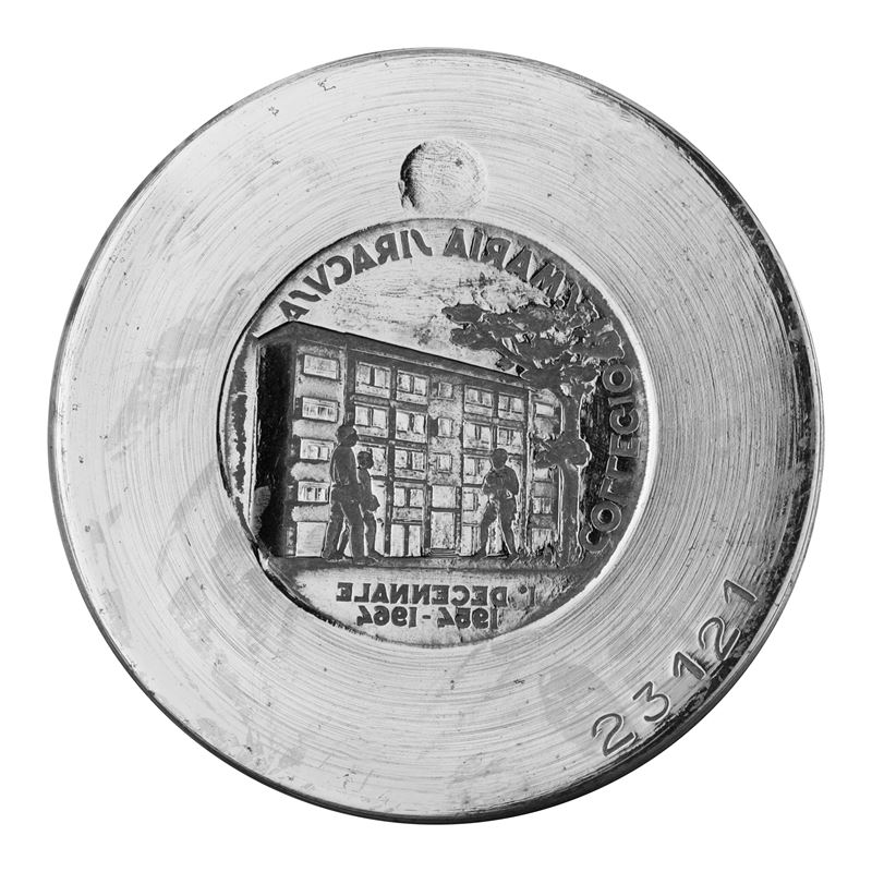 N Collegio S.maria Siracusa Decennake 1954-1964 55 X 40 MM