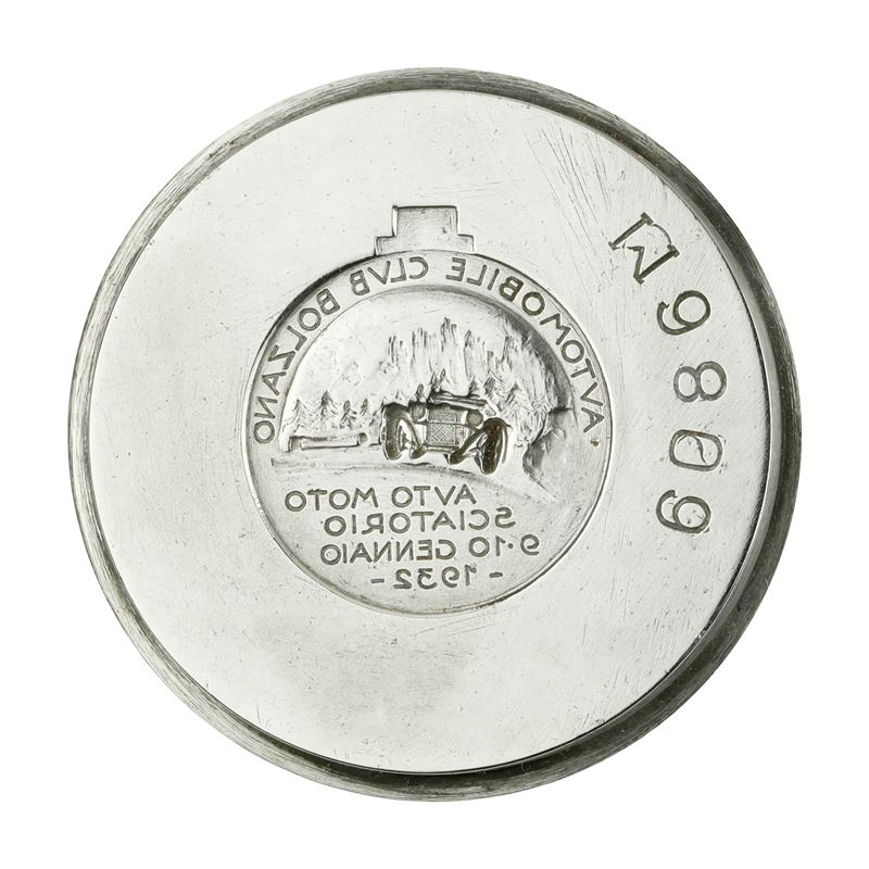N Automobile Club Bolzano Auto Moto Sciatorio 9-10 Gennaio 1932 48 X 38 MM