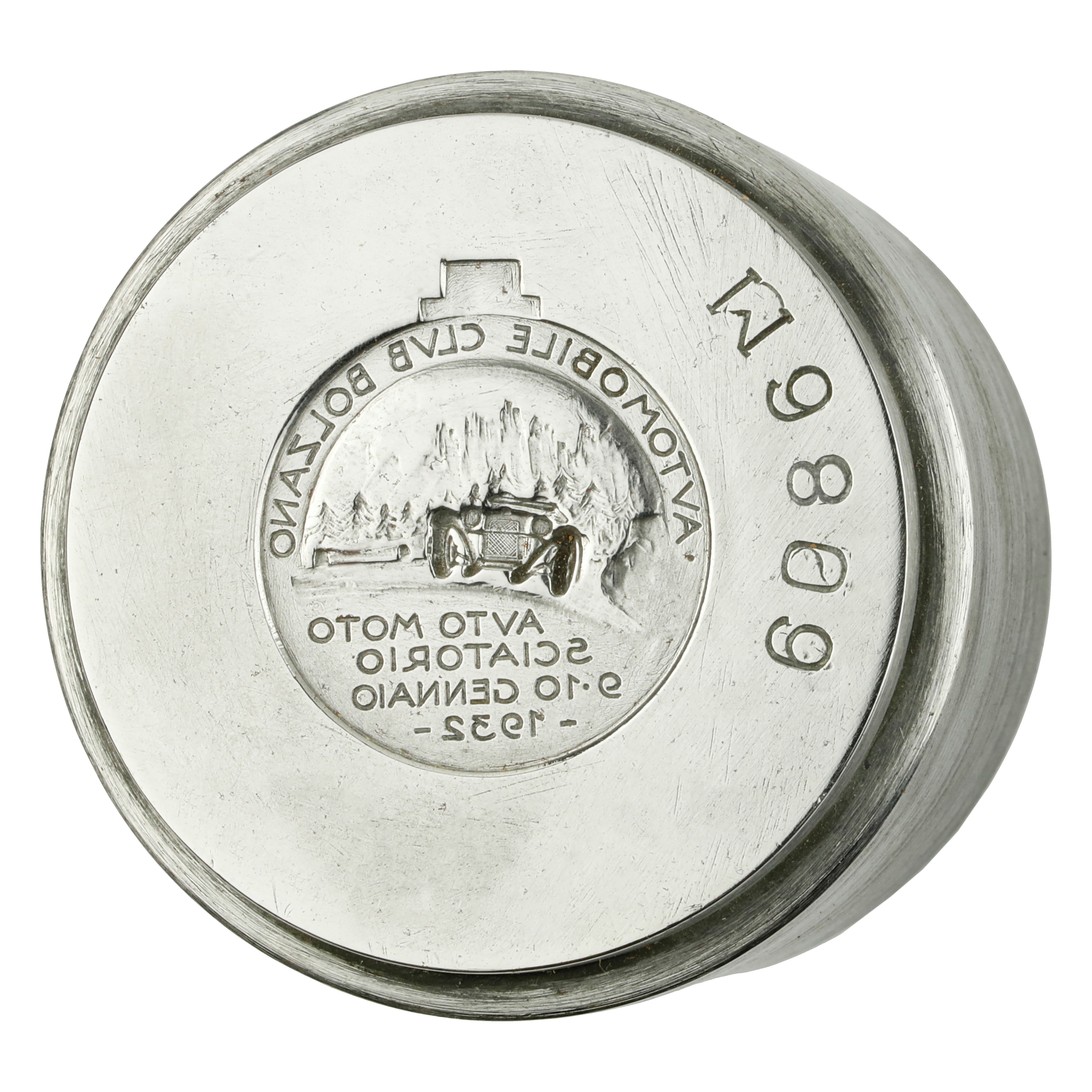 N Automobile Club Bolzano Auto Moto Sciatorio 9-10 Gennaio 1932 48 X 38 MM