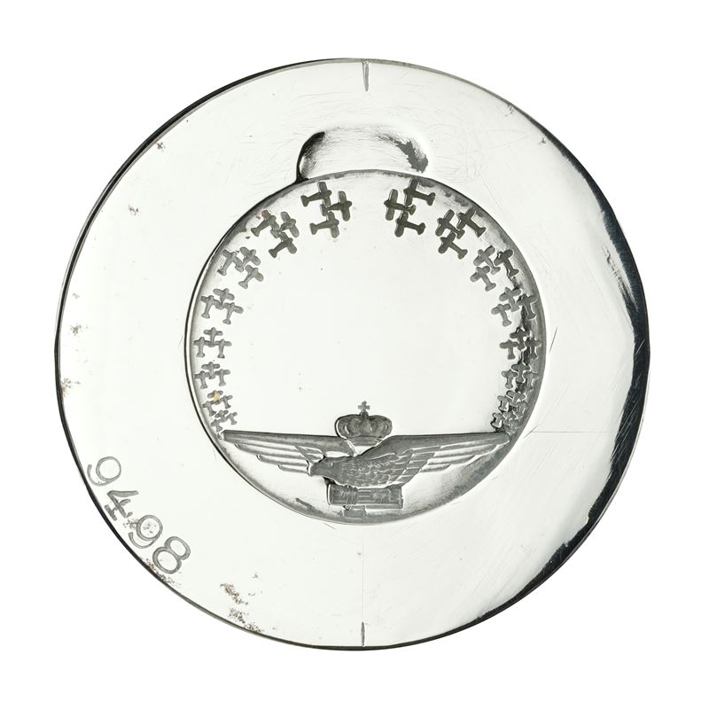 N Gruppi di Tre Aerei e Aquila Incoronata con Fascio 52 X 42 MM