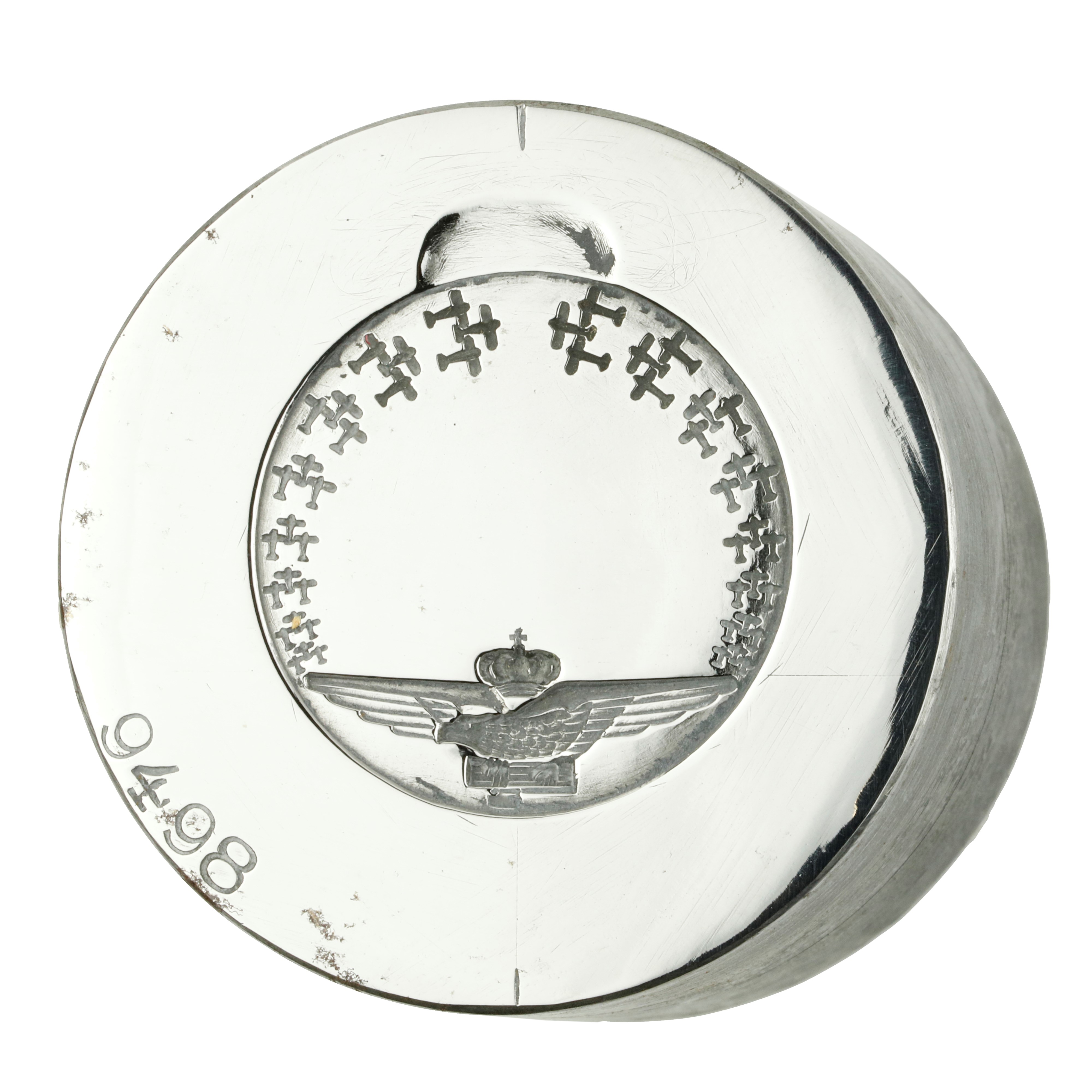N Gruppi di Tre Aerei e Aquila Incoronata con Fascio 52 X 42 MM