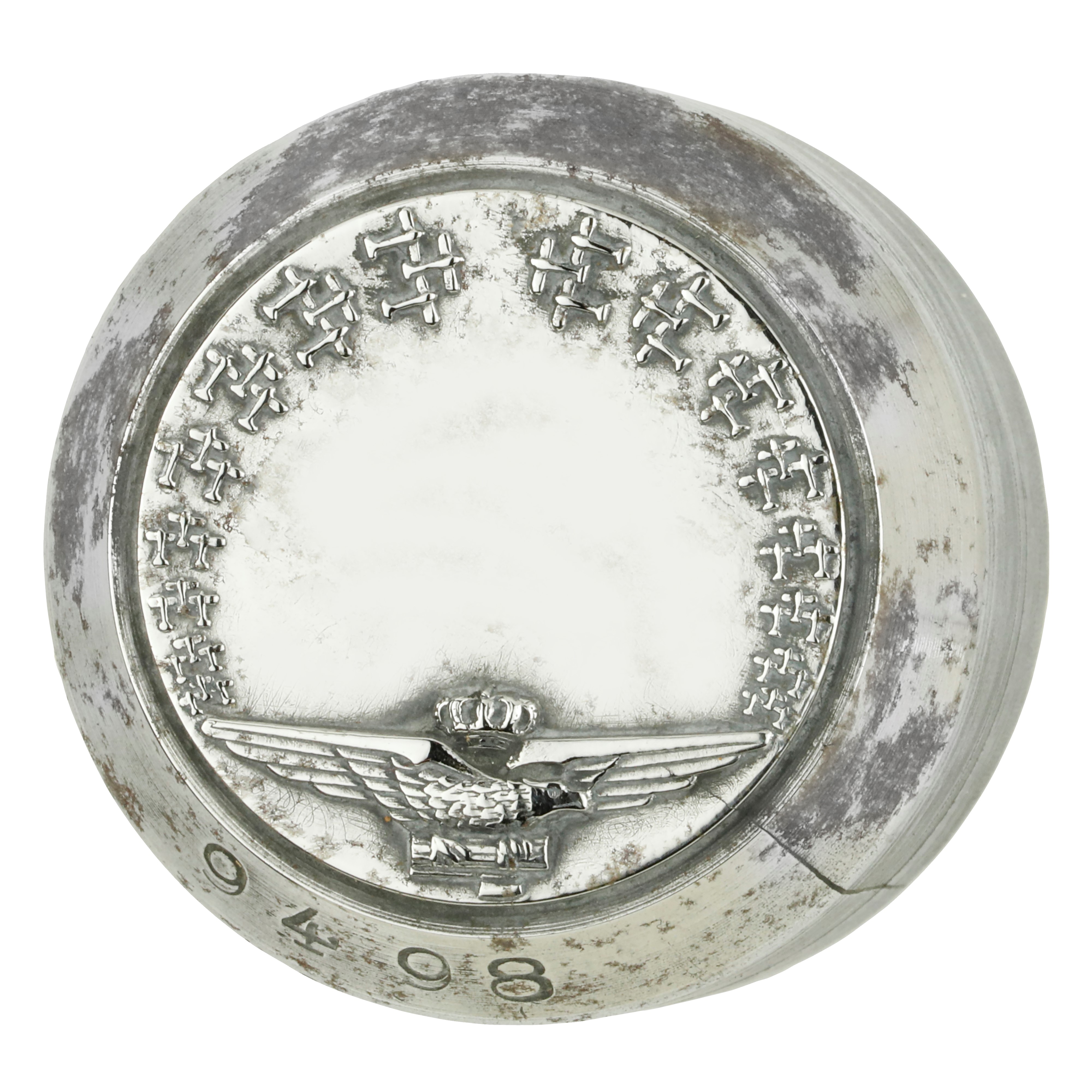 P Gruppi di Tre Aerei e Aquila Incoronata con Fascio 41 X 34 MM