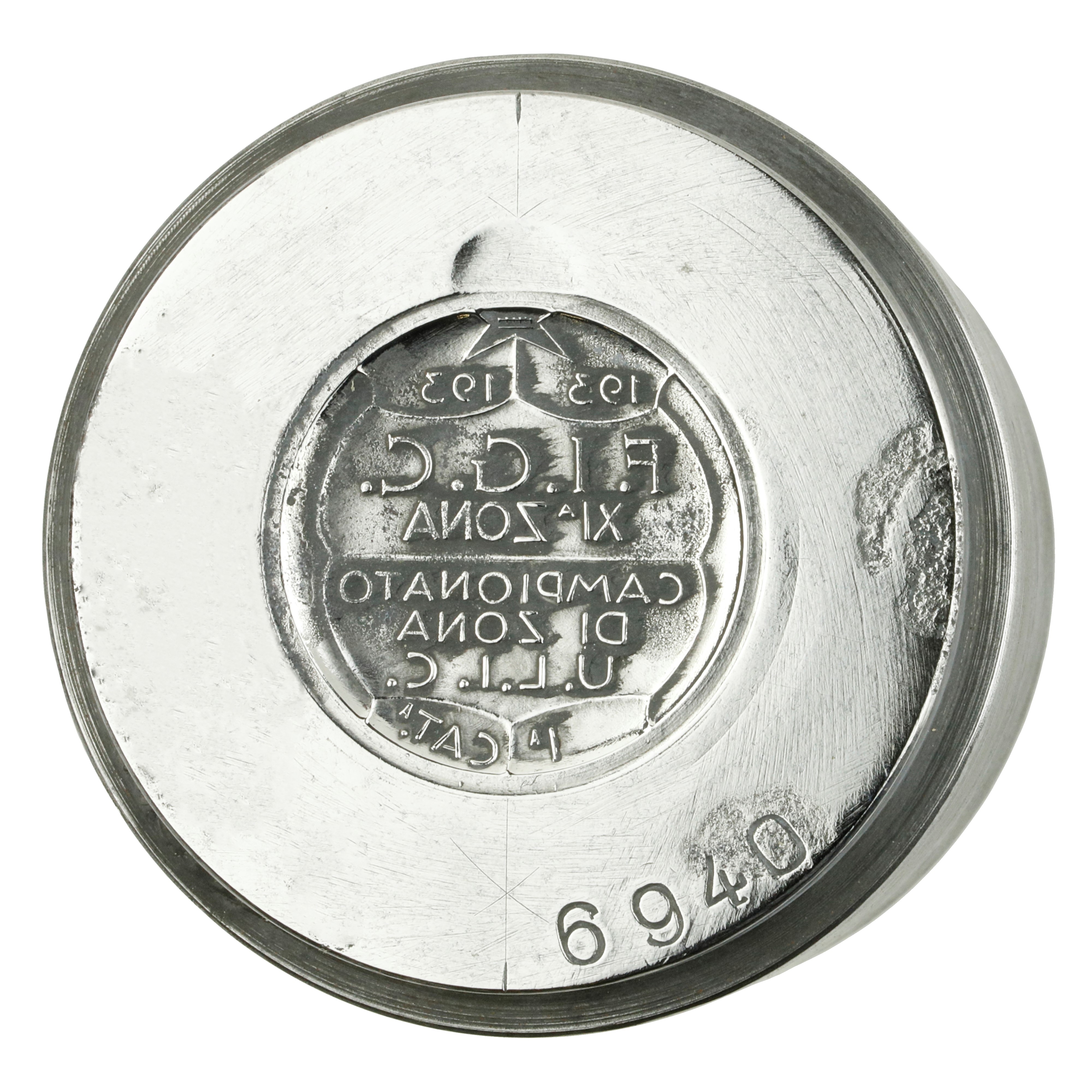 N 193-193 F.I.G.C. XI Zona Campionato Di Zona U.L.I.C La Cat 53 x 89 mm