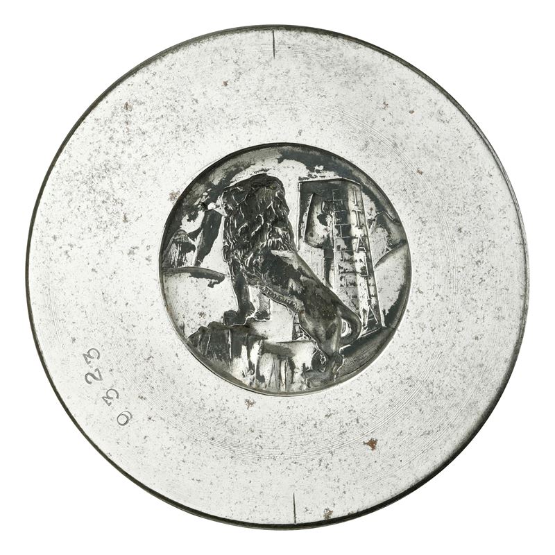 N Leone con Fascio e Italia. 100 X 55 MM
