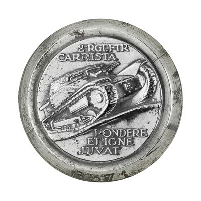 P 2º Rgt Ftr Carrista "pondere Et |gne Juvav' 41 X 37 MM