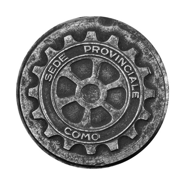 P Sede Provinciale Como (Automobile Club O Rotary?) 37 x 33 mm