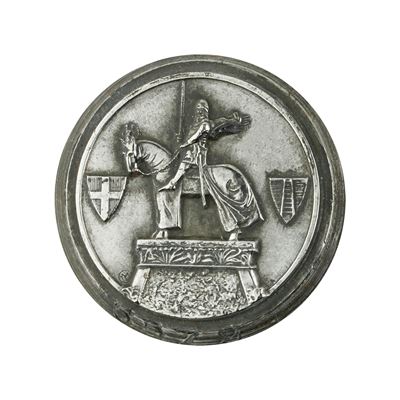 P Cavaliere a Cavallo con Spada 32 X 39 MM