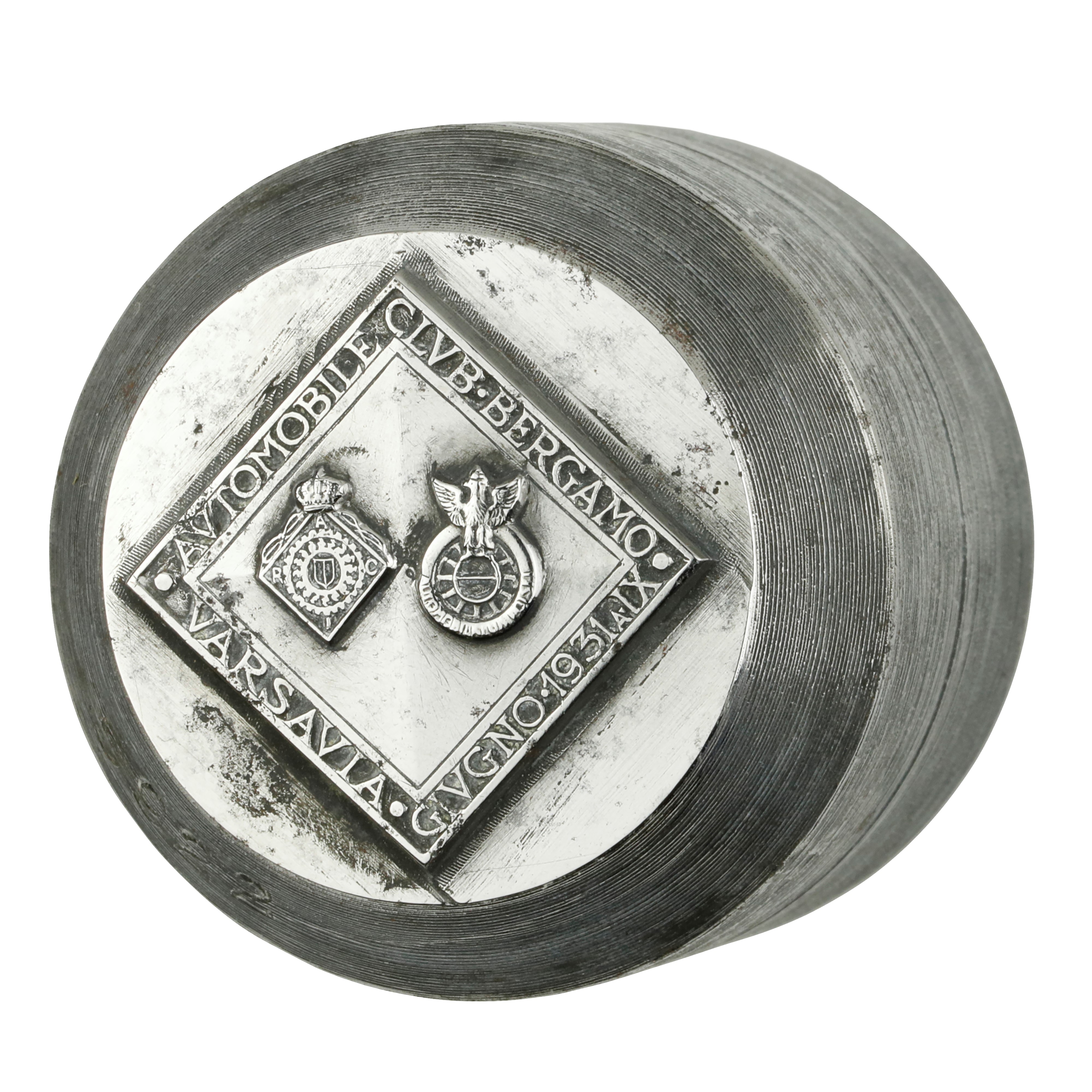 P Automobile Club Bergamo Varsavia Giugno 1931 a IX 42 X 41 MM