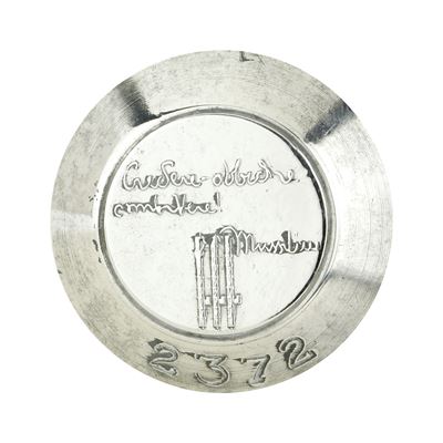 P Credere Obbedire Combattere Mussolini 31 X31 MM