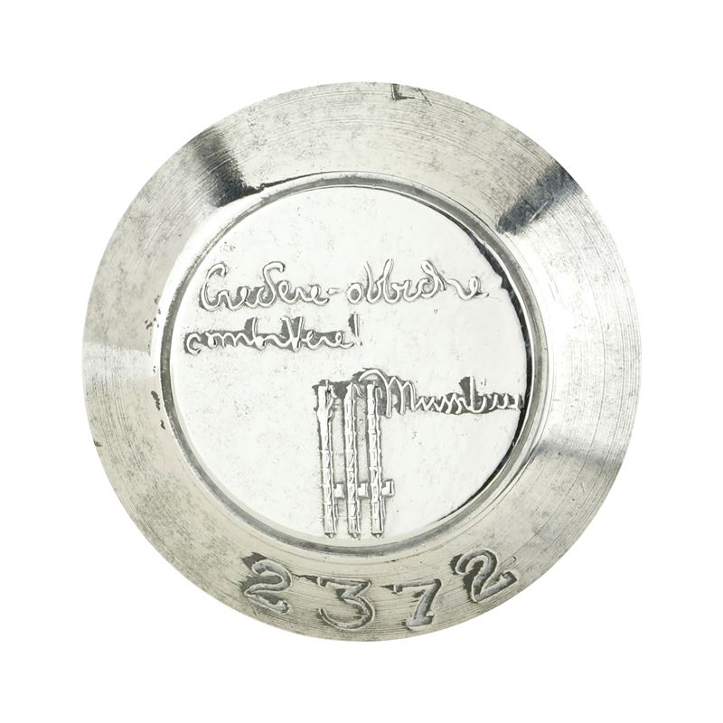 P Credere Obbedire Combattere Mussolini 31 X31 MM